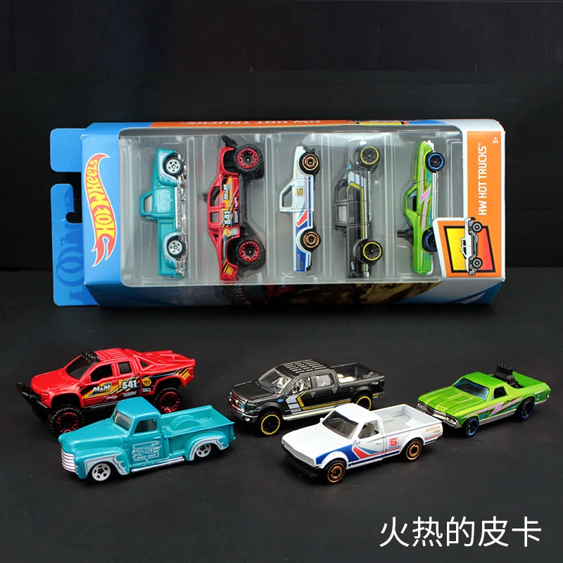 Оригинальный литой спортивный автомобиль Hot Wheels 5 шт. Трековый набор 1:64