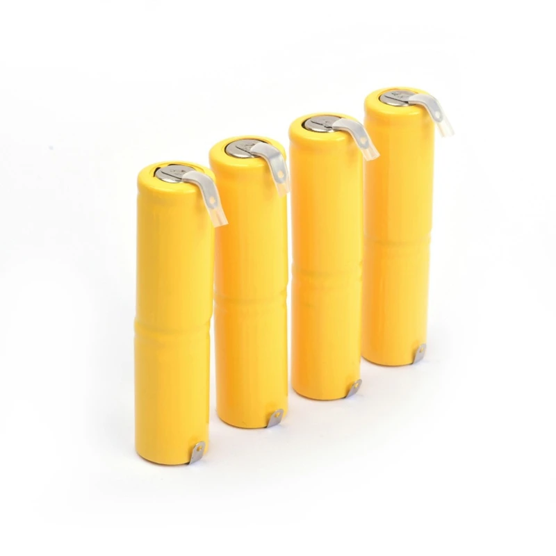 Power Tool Battery Rechargeable Lithium Batteries Rechargeable Nickel Zinc Batteries Rechargeable Nickel Metal Hydride Batteries Disposable Alkaline Batteries 2/3AA 2.4V Ni-CD battery 400mAh Battery Pack Nickel-cadmium Rechargeable AA For RC Toy Shaver LED light
