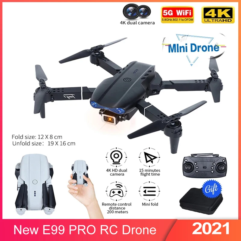 HOSHI E99 PRO 2 Drone 4K WIFI Cámara plegable Quadcopter HOSHI E99 PRO 2 Drone 4K WIFI Cámara plegable Quadcopter