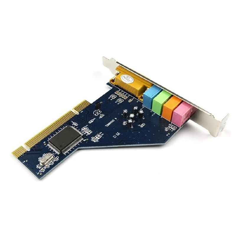 Горячая 4 канала 8738 чип 3D o стерео Pci Звуковая карта Win7 64 бит|Звуковые карты| |