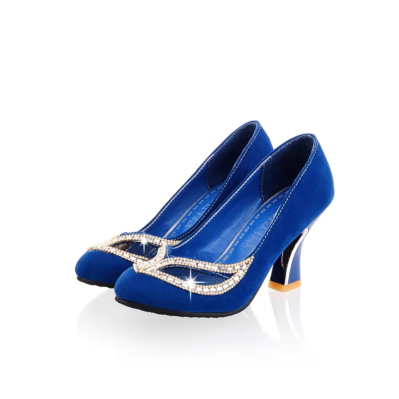 

2017 Spring And Autumn Dull Polish High-heeled Shoes Size Code 31-43 Code Shoes Jgb2017n002321