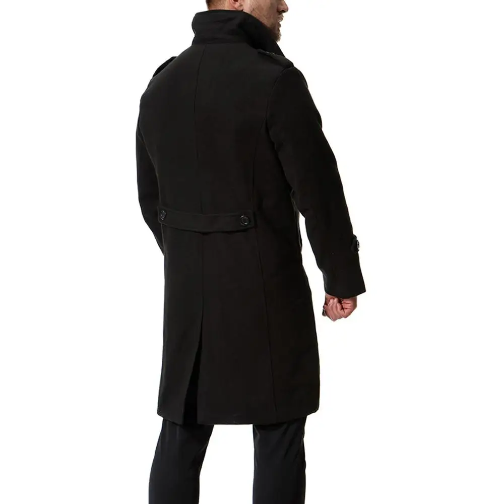 Autumn Winter New Men's Wool Blends Long Coat Jacket Male Slim Fit Cashmere Overcoats Outerwear Autumn Winter New Men's Wool Blends Long Coat Jacket Male Slim Fit Cashmere Overcoats Outerwear
