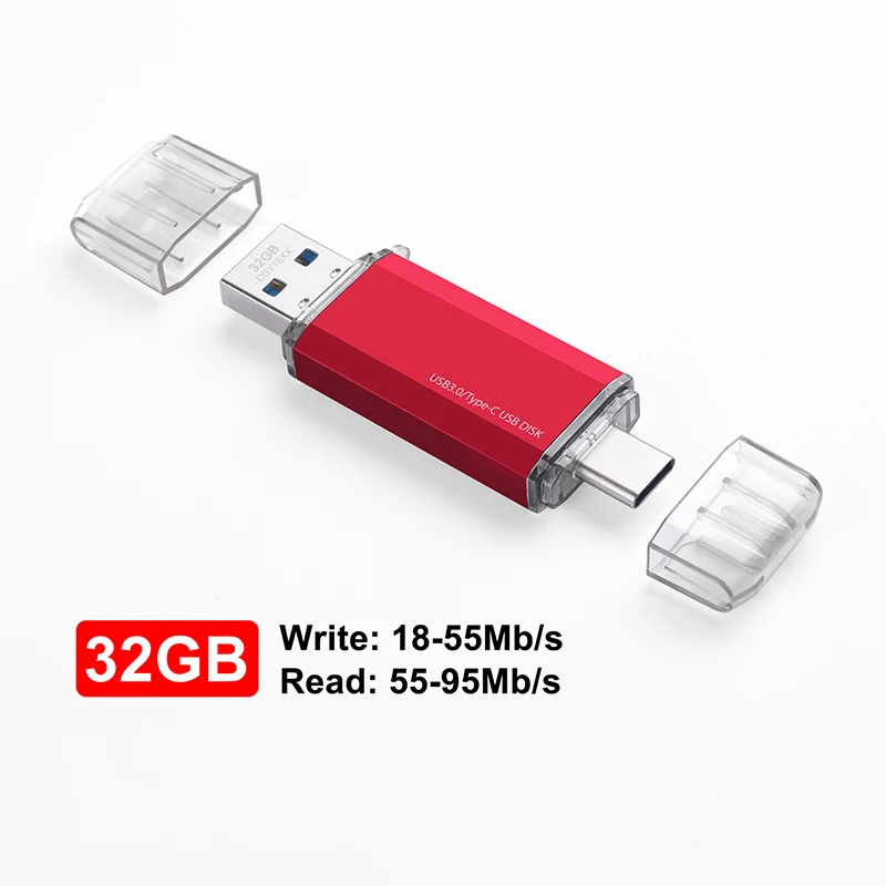 Флеш-накопитель USB type C для мобильного телефона USB 3,0 16 ГБ 32 ГБ USB C Флешка 64 Гб карта памяти 128 ГБ накопитель для настольного ноутбука планшета