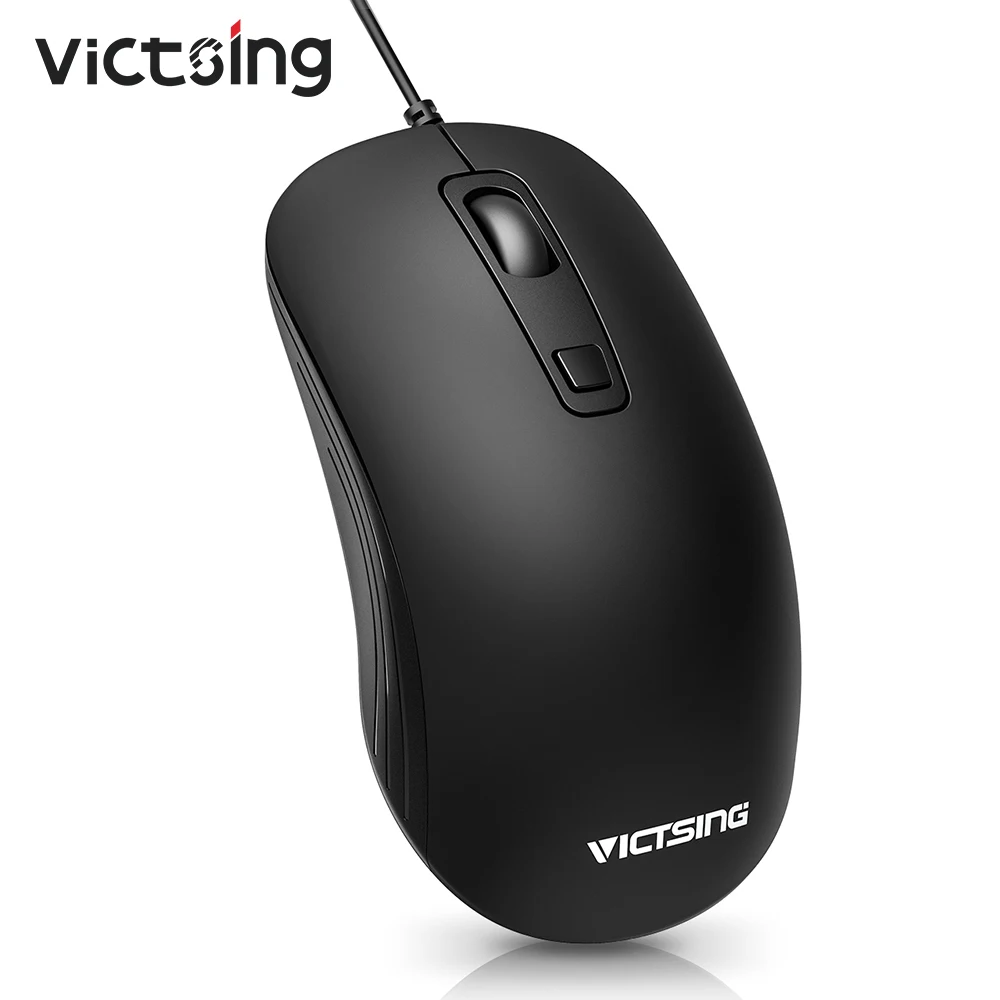 VicTsing PC081 USB Проводная мышь 3200 dpi Регулируемый симметричный дизайн обе руки костюм для ноутбука ноутбук ПК рабочая компьютерная мышь