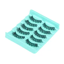 Большая распродажа! 5 пара/лот крест-накрест Ложные ресницы Объемные Горячие ресницы магнитные ресницы норковые ресницы макияж D30824
