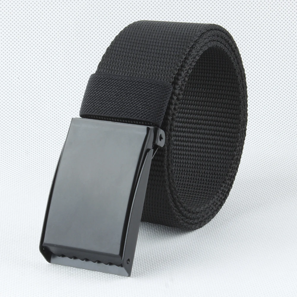

LTOHEYN 3.8cm iron buckle nylon belt high quality military training tactical belt lightweight men's jeans belt