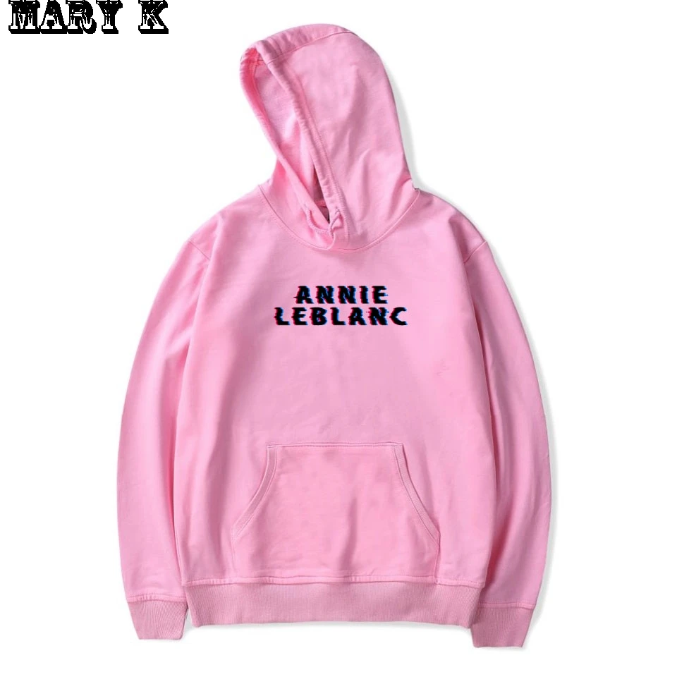 annie leblanc logo pullover hoodie