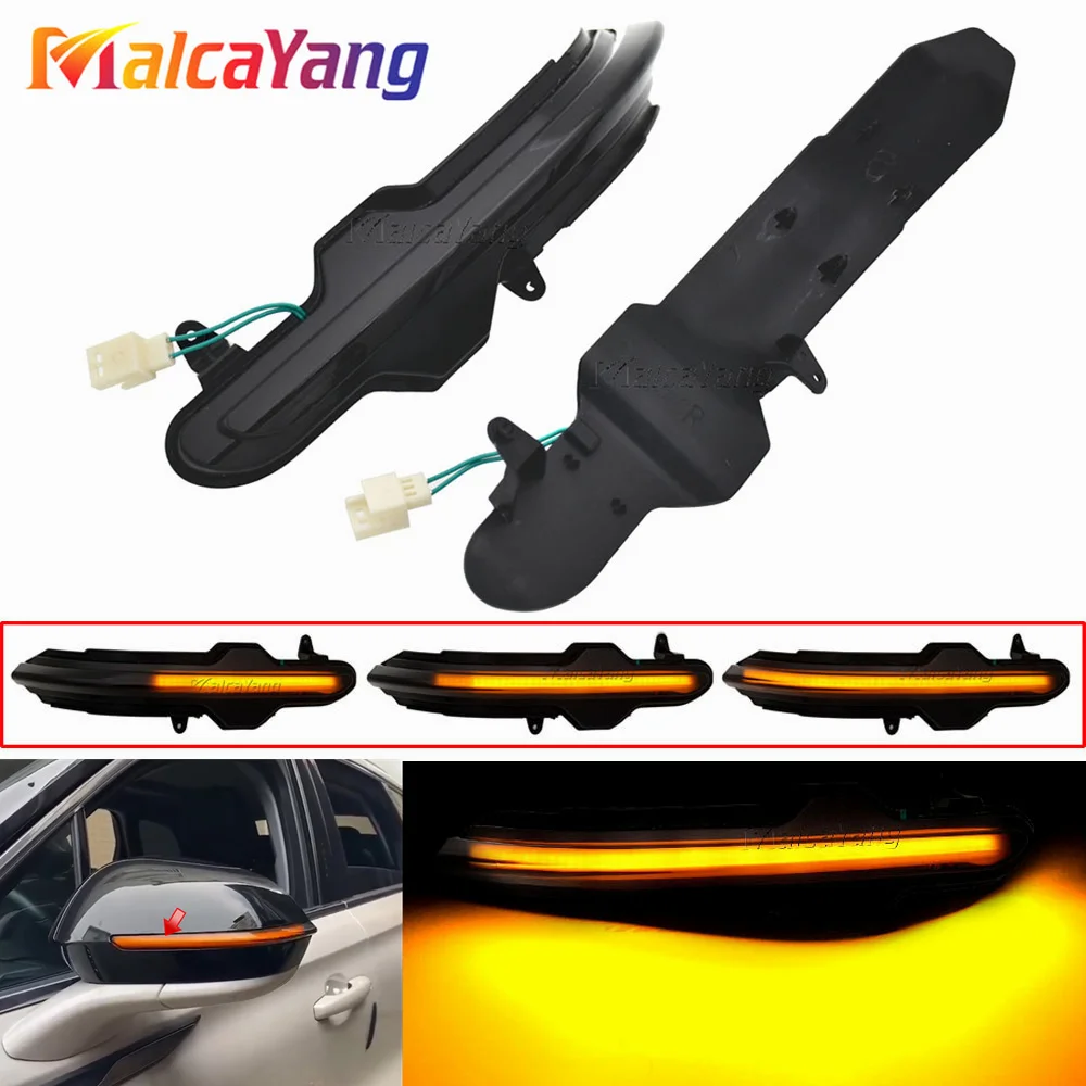 

2Piece For Lincoln Corsair Nautilus 2019 2020 2021 2022 LED Dynamic Turn Signal Light Indicator Rearview Mirror Lamp Top Quality