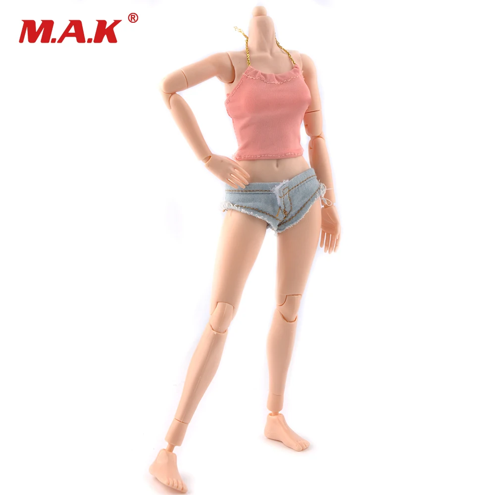 Женская фигурка тела в масштабе 1:6 супер гибкая азиатская кожа Европейский