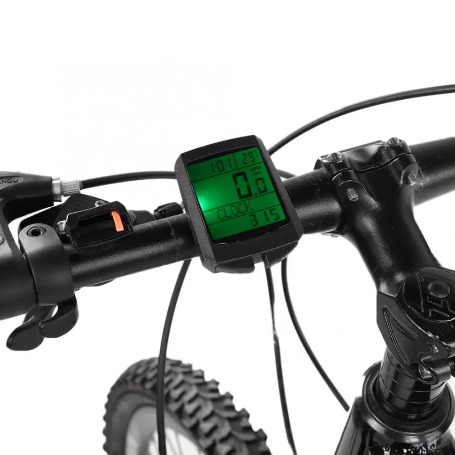 INBIKE LCD Wireless Wired Bicycle Computer Stopwatch Speedometer Speed Tracking