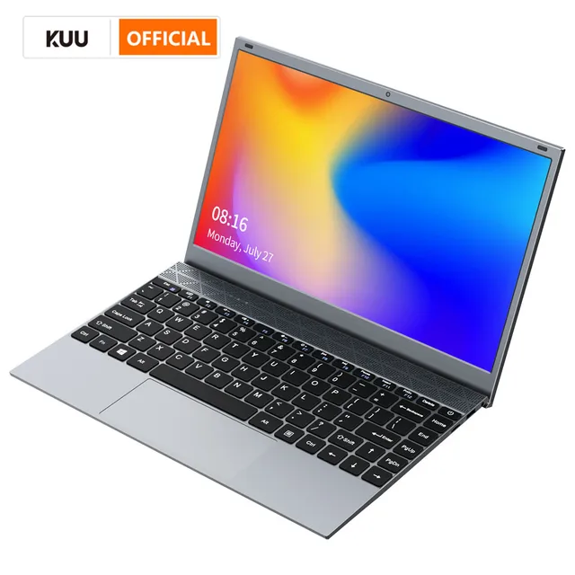 KUU 14.1 Inch 8GB DDR4 RAM 128G 256G SSD Windows 10 Laptop Intel Celeron J4115 Processor Full Size Keyboard Student Notebook 1