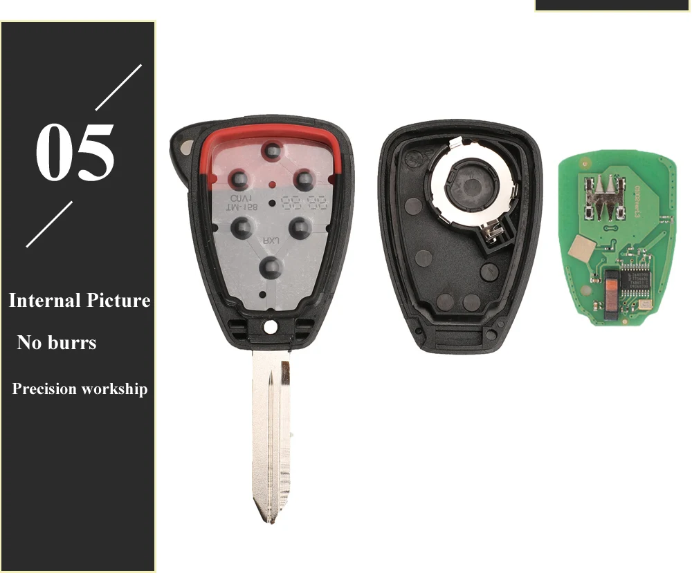 Chiave/Telecomando Per Jeep Veicolo Auto Liberty Wrangler Commander Compass Grand Cherokee Dodge Chrysler - 10x 315/433mhz Id46 Chip Jeep - Hfda9044dd9334232910830071b82a4a2N