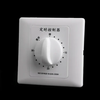 

AC 220V Timer Switch Control Pump Mechanical Countdown Control Interruptor 30/60/120 Minutes