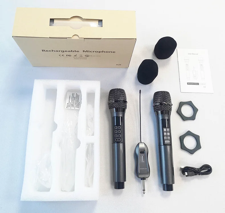 Rechargeable K28Z Wireless Microphone Karaoke