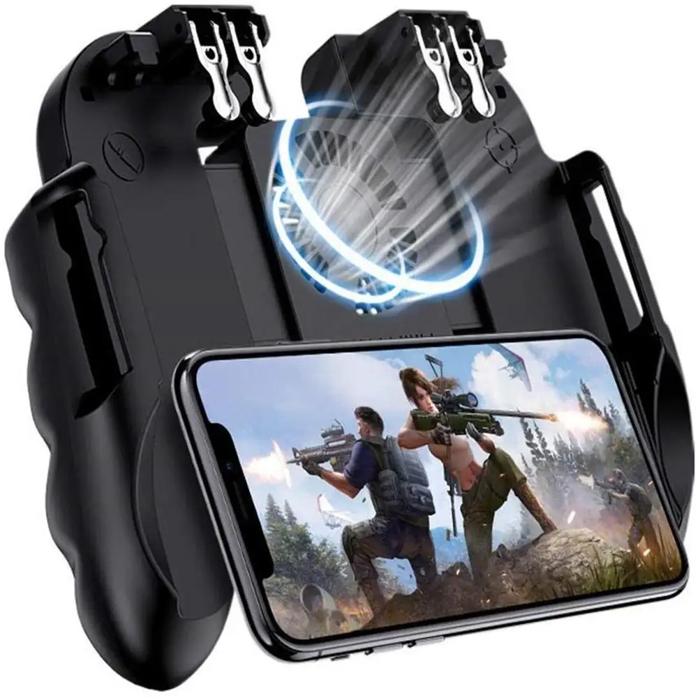 

Mobile Game Controller K21 Game Trigger Phone Fire Button Controller Joystick Game Grip for PUBG