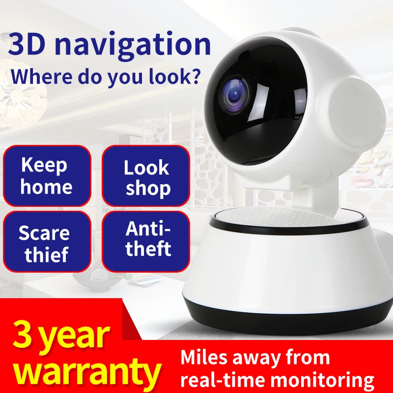 

Home Security IP Camera Wireless Smart WiFi Cameras 720P Surveillance Camera Wifi Night Vision CCTV Camera Baby Monitor Mini Cam