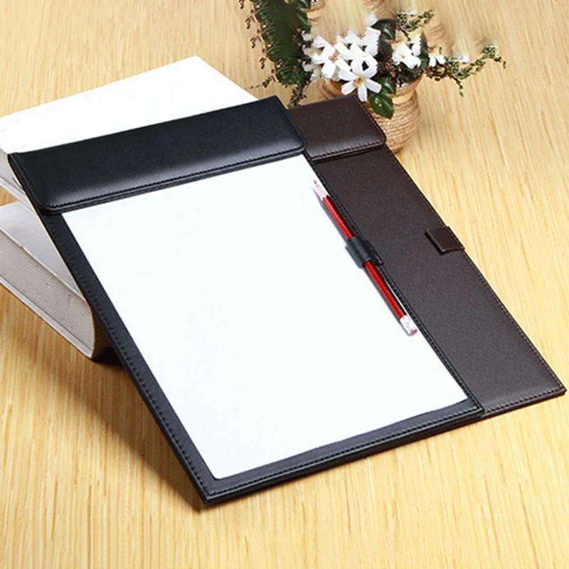 Leather Business A4 Letter Card Note During the Meeting and Executive Office Office Writing Pad
