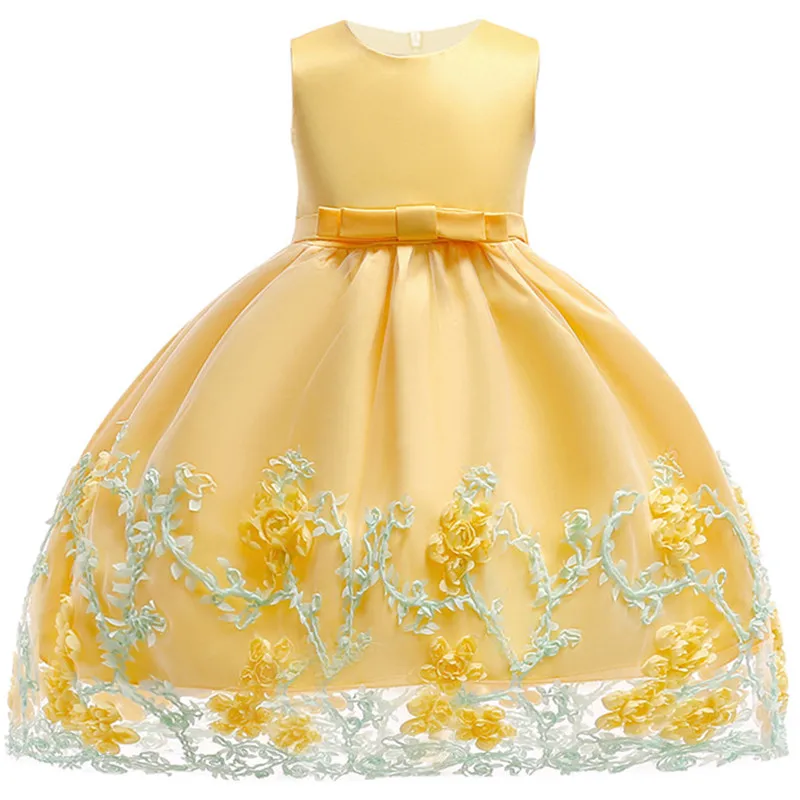 Летнее платье для детей; платье с цветочным узором для девочек; вечерние и свадебные платья; элегантное платье принцессы; vestidos
