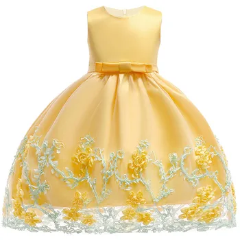 

Summer Dress for Children Flower Girls Dress Party Wedding Dress Elegent Princess Vestidos
