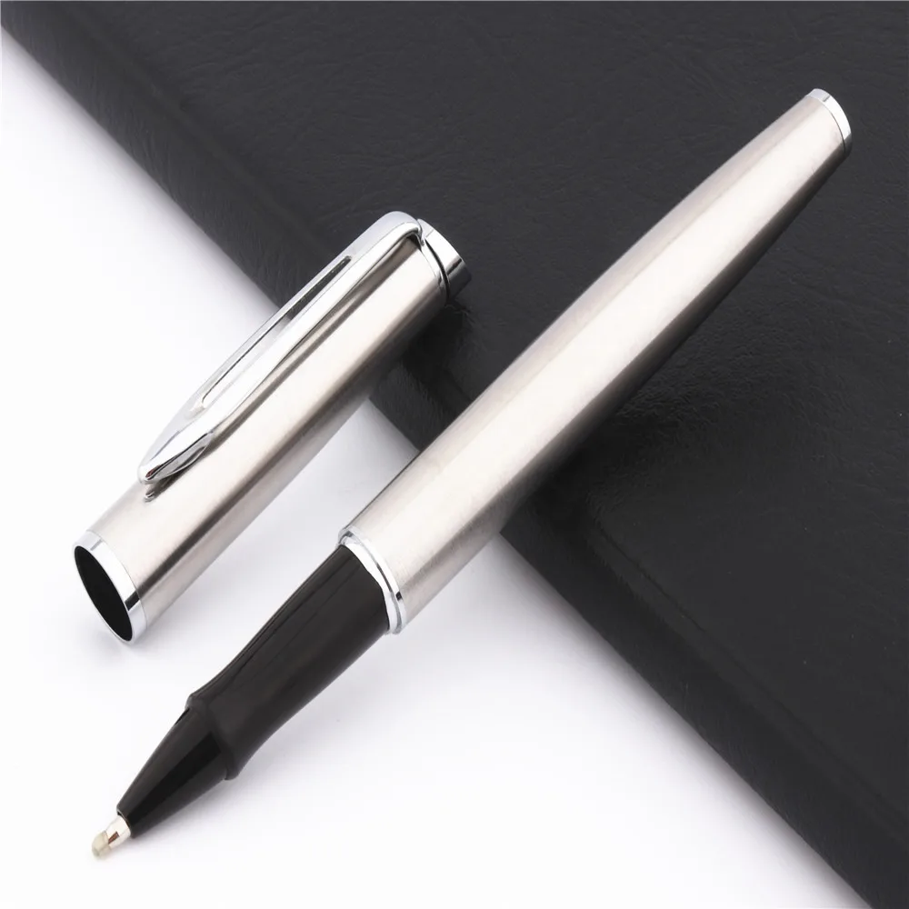 Luxury quality 860 Stainless steel Business office Medium nib Rollerball Pens New Student School Office Stationery  Канцтовары