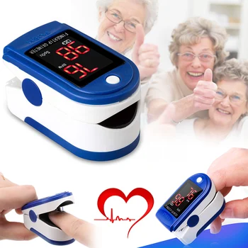 

Fingertip Pulse Oximeter Blood Oxygen Monitor Fast Rapid Read Mini SpO2 Monitor Oxygen Saturation Monitor Measuring Gauge Device