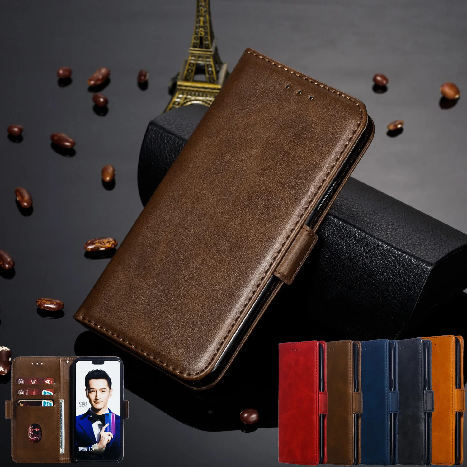 Для Xiaomi Mi A1 A2 5X 6X чехол для Redmi 6 6A 4A 4X 5 Plus Роскошный из искусственной кожи funda Note 4 Xiomi