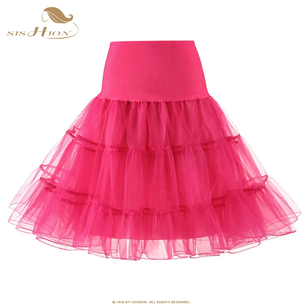 SISHION, фатиновые юбки, женская модная плиссированная юбка-пачка с высокой талией, Ретро стиль, Нижняя юбка, Женская юбка QY0704 - Цвет: QY0704-09