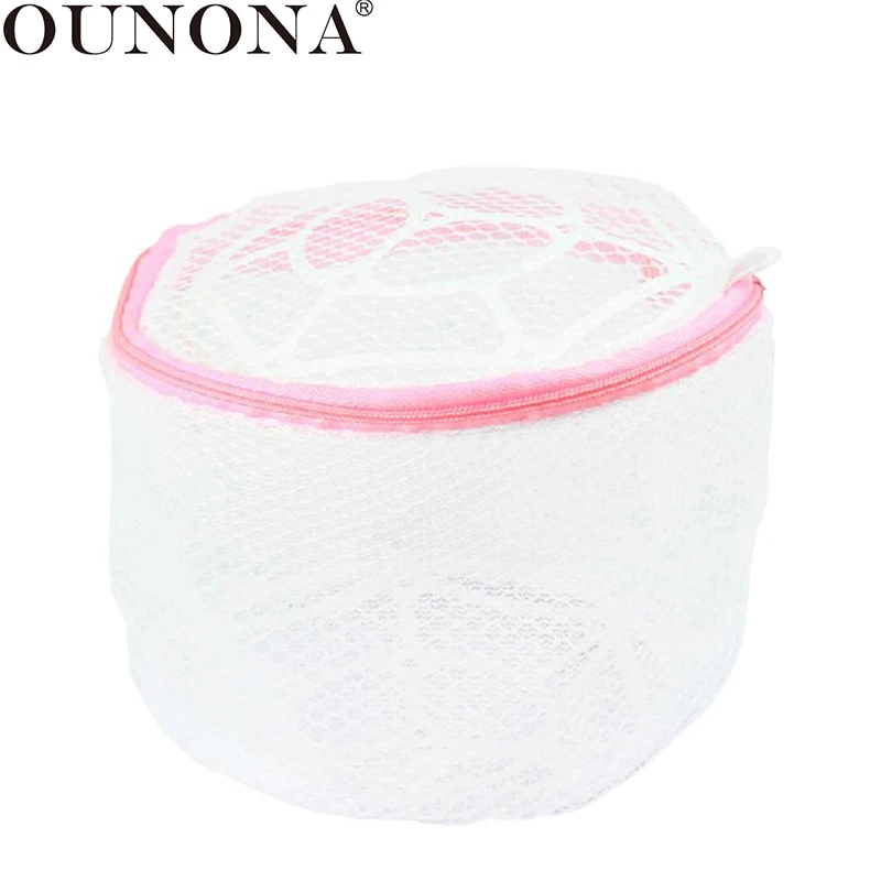 

OUNONA Zippered Mesh Laundry Wash Bags Women Bra Lingerie Laundry Bag Foldable Mesh Washing Bag Garment Delicates Protection Bag