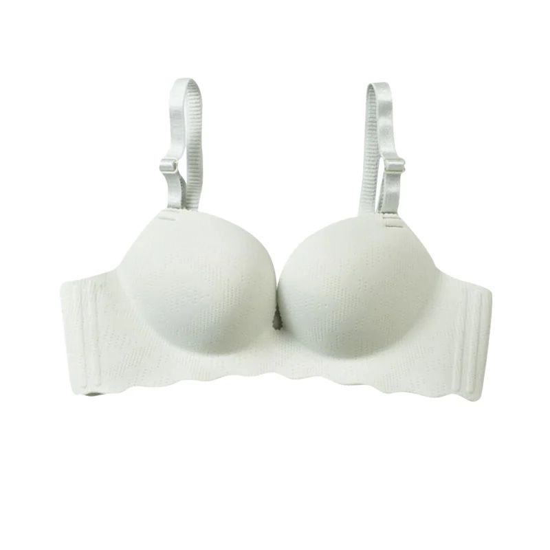 Женский бюстгальтер без косточек с регулируемыми лямками, женское нижнее белье, бюстгальтеры с пуш-ап подкладкой, бюстгальтер без косточек