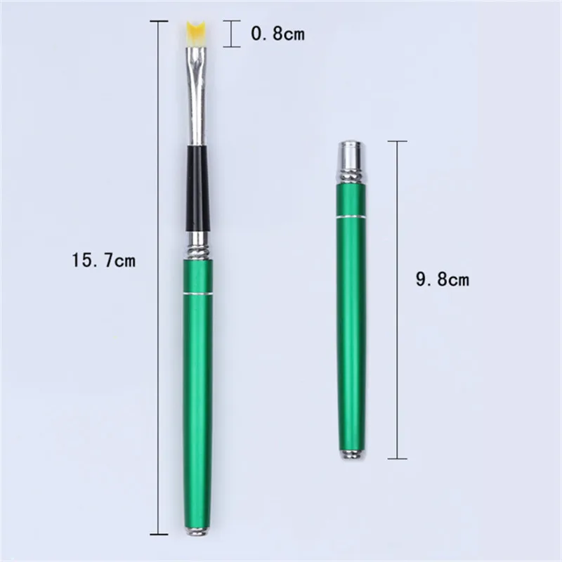 

Французский дизайн ногтей градиентный цвет цветение кисть УФ-гель перенос штамповка DIY Дизайн Рисование рисунок