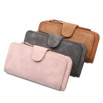 

Woman's Wallet Long Buckle Most of The Card Wallet Fashion Zipper Handbagss