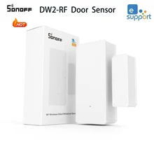 

SONOFF DW2-RF 433MHZ RF Wireless Door/Window Sensor Detector Smart Home Security System Via Ewelink APP Remote Monitor Control