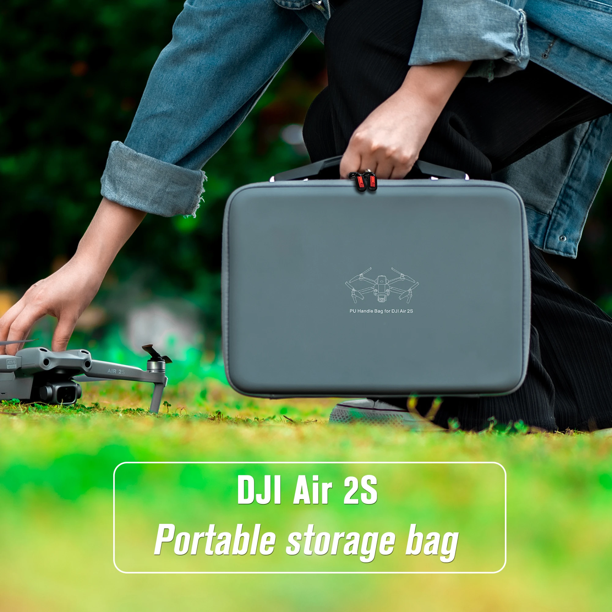 Mavic Air 2 Carrying Case Portable Travel Bag Hand Bag Capacity Handbag for DJI Air 2S Fly More Combo Storage Bag Accessory designer camera bags