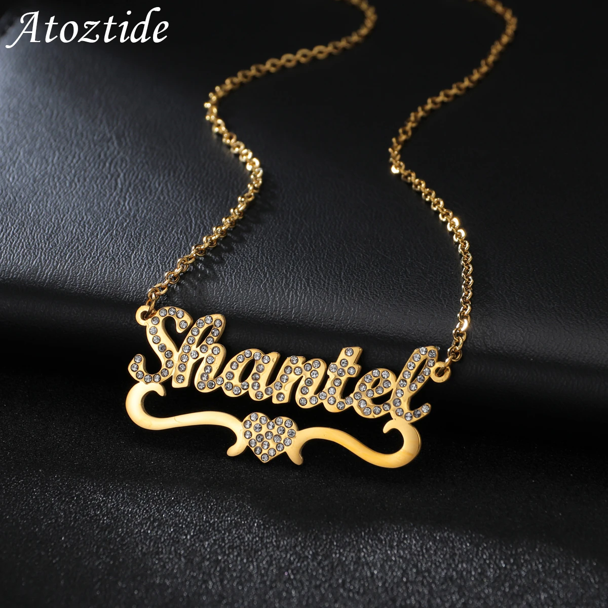 Atoztide Fashion Custom Personalized Name Stainless Steel Necklaces Heart Letters Crystal Pendant For Women Jewelry Dropshipping Customized Necklaces Aliexpress Atoztide Fashion Custom Personalized Name Stainless Steel Necklaces Heart Letters Crystal Pendant For Women Jewelry Dropshipping Customized Necklaces Aliexpress