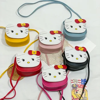 

Korean version of the summer 2020 new children's bag cartoon KT cat small pink rabbit shoulder messenger coin purse accessories