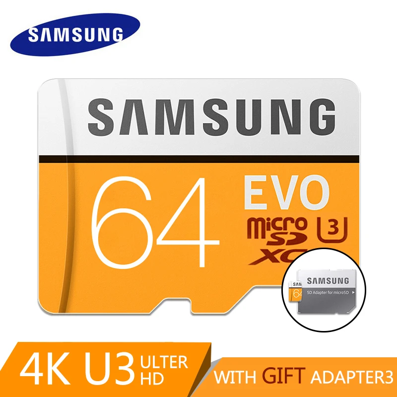 Карта памяти samsung EVO 128 GB micro SD 32GB microsdhc class 10 TF карта памяти 64GB microsdXC microsd 128 GB cartao de memoria