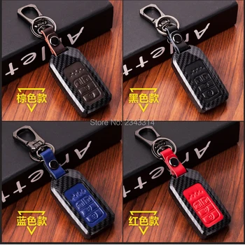 

ABS Carbon Fiber Leather Car Remote Key Case Chain Keyless Fob Cover For Honda Freed GB5 GB6 GB7 GB8
