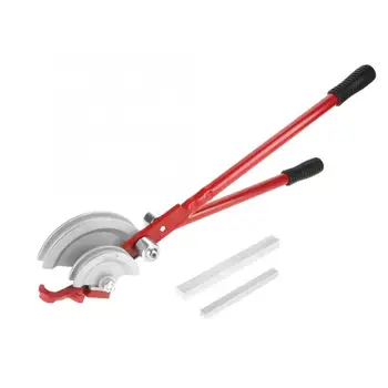 

2 in 1 180 Degree Handheld Red Pipe Bender Heavy Duty Tube Bending Tool 15mm/22mm Pipe Bender
