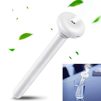 

Air Humidifier Ultrasonic Adjustable Length Donut Detachable 2modeLight Portable USB Aroma Diffuser Mist Maker for Car Home