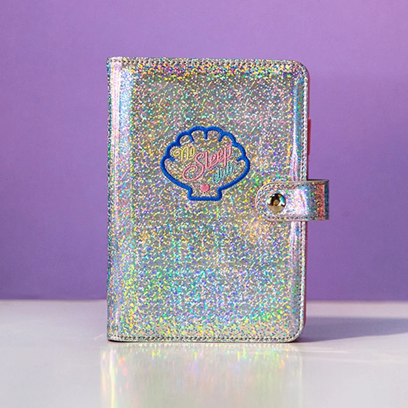 

A6 Notebook Agenda Weekly Planner Organizer Dividers Spiral Personal Travel Diary Journal Pu Leather Note Book Silver