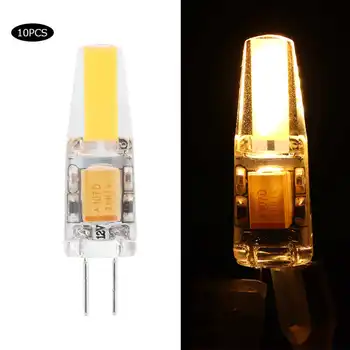 

E14 10Pcs Household Mini G4 Silicone LED Light Bulb 1.5W AC12V for Cabinet Hotel Lighting led lamp 220v
