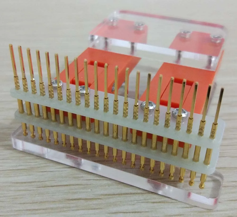 ЖК-тест PCB зажим джиг оснастка зонд 2,54