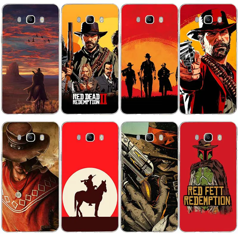 Мягкий силиконовый чехол из ТПУ Red Dead выкуп 2 для Samsung Galaxy A3 A5 A7 J5 J7 J3 2017 J1 J2 2016 |
