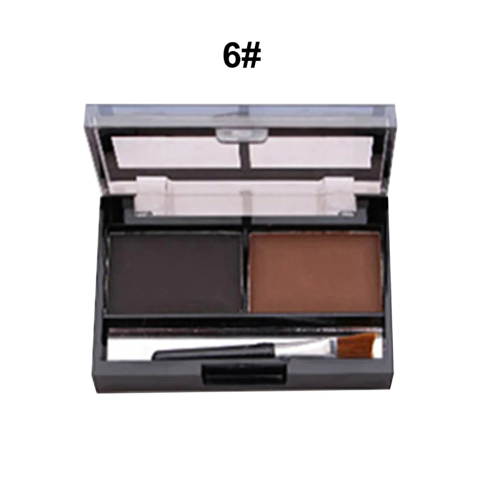 New Good-matching Two Color Ladies Eyebrow Powder Beauty Art Women Makeup Long-lasting Easy To Wear High Quality Girls Naturally