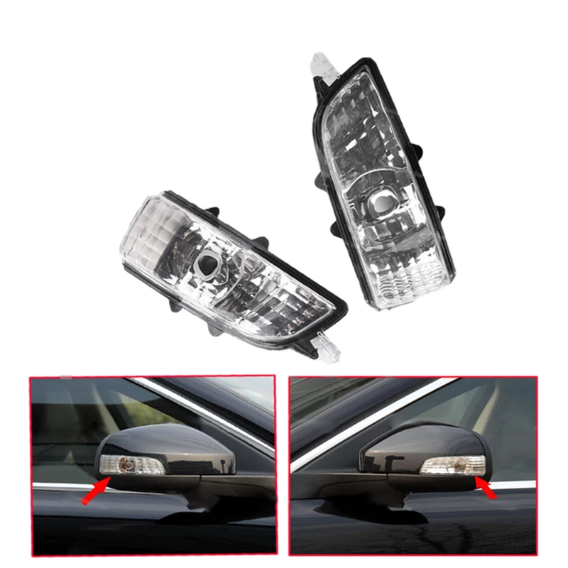 31111090 31111102 For Volvo S40 S60 S80 C30 C70 V50 V70 2007 2008 2009 Mirror Indicator Turn Signal Light Lamp Lens No Bulb | Автомобили и