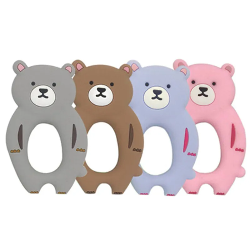 

Silicone Baby Teether rodent Baby Teething Toys Chewable Animal Shape Baby Products Nursing Gift Accessories