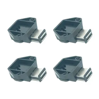 買取 4 × 4 個タッチ磁気ラッチためプレスキャッチラッチキャビネットドア食器棚ブループラスチック + マグネット