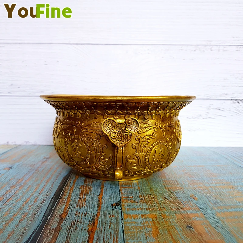 

Ancient classic bronze Feng Shui statue Cornucopia Lucky ornaments Offering gifts wedding collection commemorative decorations