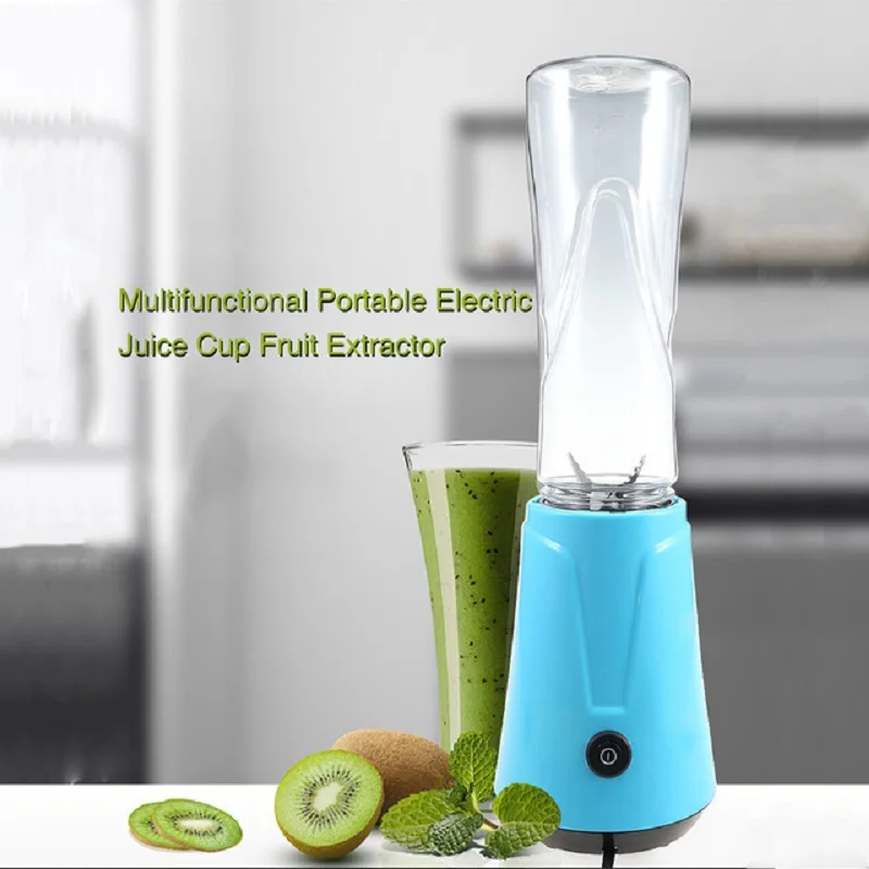 

600ML Household Portable Electric Juicer Fruit Extractor Fruit Vegetable Hand Blender DIY Drink Juicer Water Bottle EU PLUG