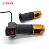 1Pair 24-80V Voltage LED Display Half Twist Throttle Grip Handlebar Speed Control scooter Accelerator  Electric Bike Motorcycles ► Photo 2/6